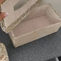 ست جا دستمالی و سطل و جعبه جواهرات|صنایع دستی و سایر لوازم تزئینی|تهران, مجیدیه|دیوار