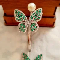 دستبند و انگشتر پروانه|بدلیجات|خرمآباد, |دیوار