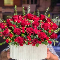 گل رز هلندی دیزاین باکس|گل و گیاه طبیعی|شیراز, بعثت|دیوار