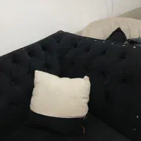 مبل ۶نفره پایه استیل کرم مشکی|مبلمان خانگی و میز عسلی|شیراز, ماه فیروزان|دیوار