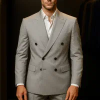 کت و شلوار پارچه بزیاق ترک / دبل برست / ۶ دکمه|لباس|تهران, عبدل‌آباد|دیوار