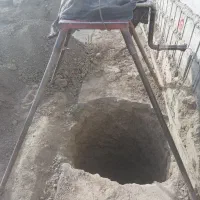 چاه کن و سازه نگهبان و رد شناج ووصل اگو