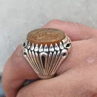 انگشتر خط مرشد تمام دست ساز نانی