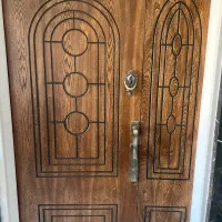 درب آپارتمان چوبی