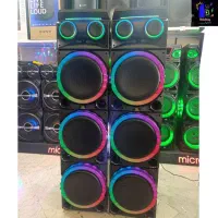 اسپیکر باند دو قلو برقی ایستاده باغ و فضای باز|سیستم صوتی خانگی|اصفهان, احمدآباد|دیوار