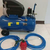 پمپ باد المانی با شلینگ گازوییل پاش|ابزارآلات|تهران, مسعودیه|دیوار