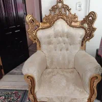 مبل سلطنتی ۷نفره با میز عسلی|مبلمان خانگی و میز عسلی|لاهیجان, بازکیاگوراب|دیوار