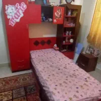 کمد و تخت نوجوان|تخت و سرویس خواب|خرم‌آباد, |دیوار