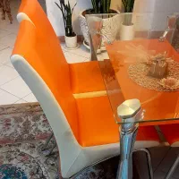 میزناهارخوری نارنجی|میز و صندلی غذاخوری|تهران, شهرک نفت|دیوار