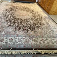 یک جفت فرش 12متری و یک 3 متری گرد ابریشم بلژیکی