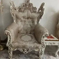 مبل استیل۷ نفره با جلومبلی و عسلی و ساعت ایستاده|مبلمان خانگی و میز عسلی|شهریار, شهریار|دیوار