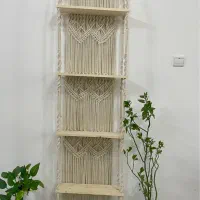 عروسک صندل شلف مکرومه