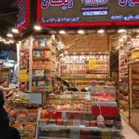 دکور کامل اجیل و خشکبار و زعفران با دوربین و لامپ