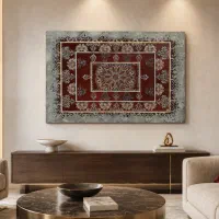 تابلو تمام برجسته پتینه(طرح فرش)