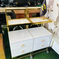 ترولی فورتیک سفید ساده تجهیزات آرایشگاهی زرین