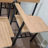 فروش ۱۰ عدد صندلی چوبی دسته دار(صندلی دانس آموزی(|صندلی و نیمکت|اهواز, نادری|دیوار