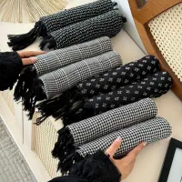 شال پائیزه زمستانی ۲رویه نخی پشمی