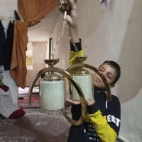 سه عدد لوستر|لوستر و چراغ آویز|پاکدشت, پاکدشت (مامازند)|دیوار