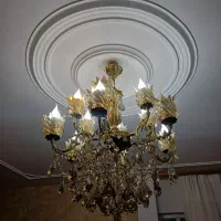 لوستر برنزی ۱۲ شعله