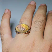 انگشتر نقره عقیق یمن حکاکی شده|جواهرات|تهران, امام زاده حسن|دیوار