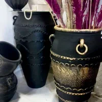 گلدانهای، سفالی ضداب و پتینه شده