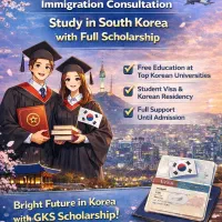 مشاوره تخصصی بورسیه فول فاند کره جنوبی وآزمونTOPIK