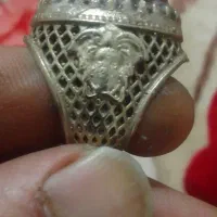 انگشتر قدیمی رکاب نقره ۹۰سنگ سلیمانی|جواهرات|برازجان, |دیوار