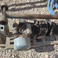 بالابر تک فاز با ریل و چهاپایه.پاکت تکمیل کم کار