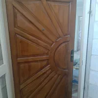 یک عدد درب چوبی ورودی آپارتمان کارکرده با درب آهنی|مصالح و تجهیزات ساختمان|تهران, سازمان برنامه شمالی|دیوار