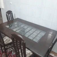 میز ۶ نفره نهارخوری مناسب باغ و
