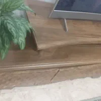 میز تلوزیون چوب گردو دست ساخت در حد نو