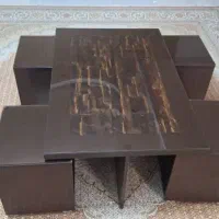 میز جلو مبلی با چهار عسلی