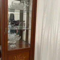 بوفه چوب معرق کاری خیلی تمیز در حد نو|بوفه، ویترین، کنسول|سبزوار, قصبه شرقی|دیوار