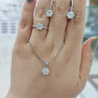 گردنبند نقره فرشته روی ماه کهکشانی بدون دستمزد۰۲۸۴|بدلیجات|تبریز, |دیوار