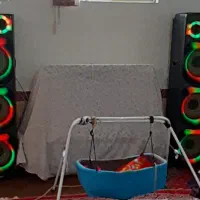 اسپیکرپرقدرت قوی به متراژ۱۷۰سانت وزنش ۱۰۰کیلو|سیستم صوتی خانگی|اردبیل, |دیوار