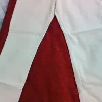 شلوار کتان کرم