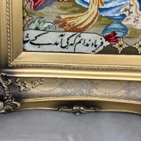 تابلو فرش نفیس عتیقه ابریشم قدمت ۵۰ساله|تابلو فرش|تهران, منیریه|دیوار