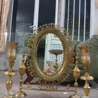 آینه و شمعدان|کلکسیون اشیاء عتیقه|خمینی‌شهر, |دیوار