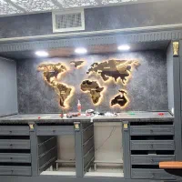 نقشه جهان|تابلو، نقاشی، عکس|گلستان (تهران), |دیوار