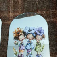 آینه رومیزی فانتزی|صنایع دستی و سایر لوازم تزئینی|ری, فیروزآبادی|دیوار