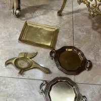 سرویس سماور زغالی برنج ومیزگردبرنز،شیرینی برنزساعت|صنایع دستی و سایر لوازم تزئینی|تهران, وصفنارد|دیوار