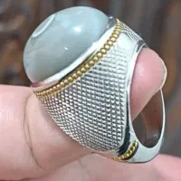 انگشتر نقره بهزاد روستایی و باباقوری ابکاری طلا