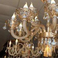 لوستر کریستالی شاپرک ۱۲ شاخه وارداتی متفاوت و خاص|لوستر و چراغ آویز|مشهد, شهرک رازی (شهرک غرب)|دیوار