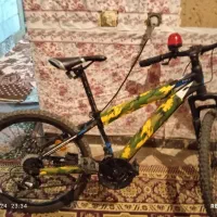 دوچرخه۲۴بلند ۷دنده عقب ۳سنگین جلو|دوچرخه، اسکیت، اسکوتر|جیرفت, |دیوار