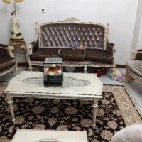 مبلمان 9نفره و میز غذاخوری 8نفره استیل با چوب راش