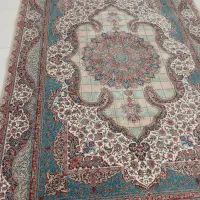فرش ۶ متری رنگ زمینه بژ و ۴ متری گرد|فرش|باقرشهر, |دیوار