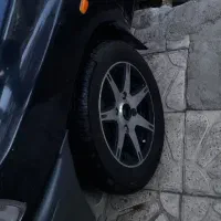 دوجفت رینگ اسپرت 7پرالمنیومی سالم بدون ضرب خوردگی