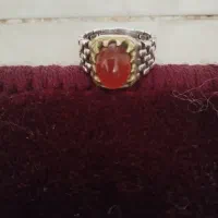 انگشتر نقره.با رکاب زیبا.مهریز