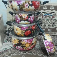 سرویس قابلمه۸پارچه گرانیت جنس خوب نوی