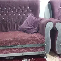 مبل هفت نفره بنفش پیازی|مبلمان خانگی و میز عسلی|ایواوغلی, |دیوار